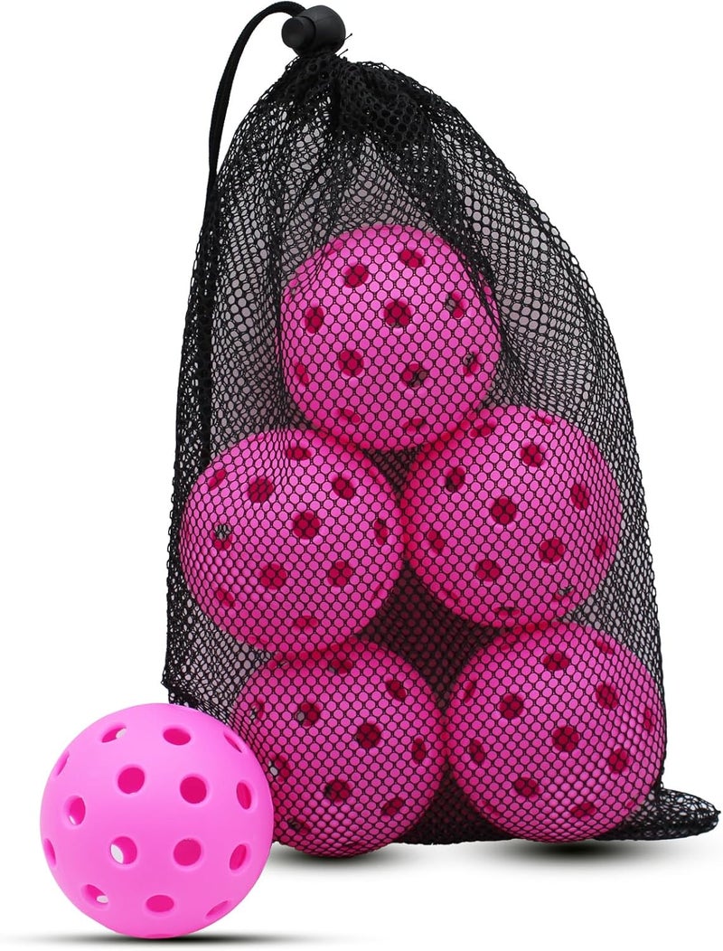 Magicorange Pickleball Balls, 40 Holes Outdoor Pickleballs, High Elasticity & Durable Pickle Balls for All Style Pickleball Paddles - Image 1